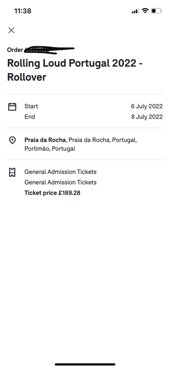 michaelurbann's tweet photo. Rolling loud Portugal ticket for sale 6-8th on July payed £190 open to offers https://t.co/eaTAUqnuG5