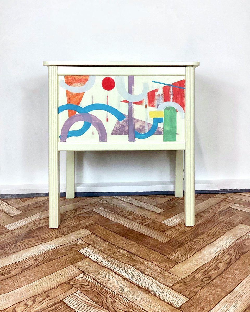 paintkitchenwo1's tweet photo. Jazz inspired storage box up cycled in Farrow and Ball Pale Hound https://t.co/s6NpXRElx2 via @Etsy https://t.co/feCCuCWACM