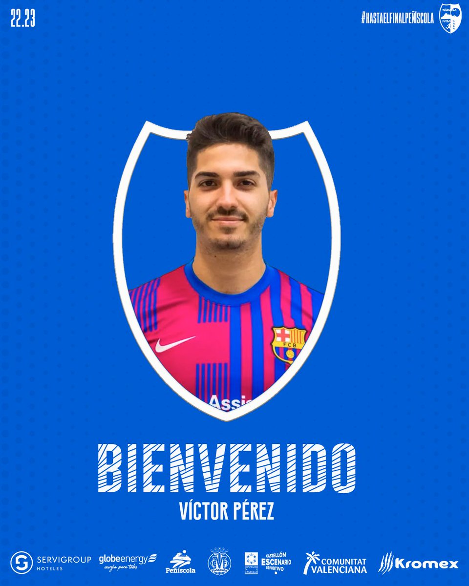 peniscolafs's tweet photo. 💙 𝗕𝗜𝗘𝗡𝗩𝗘𝗡𝗜𝗗𝗢, 𝗩𝗜́𝗖𝗧𝗢𝗥 💙

☑️ Procede del Barça B, con el que ha marcado 28 goles en 29 partidos esta temporada.
☑️ Ha debutado con el primer equipo (3 goles en 10 encuentros).

#BienvenidoVíctor 💪🏻

#HastaElFinalPeñíscola 💙 #GraciasPresi https://t.co/JJq0FTxtyo
