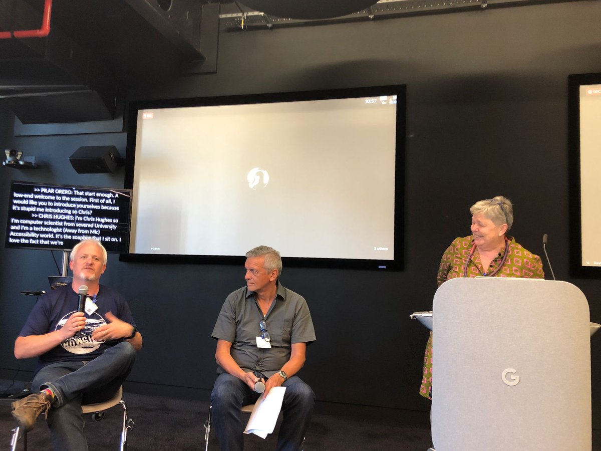 LEAD-ME CA19142 (@cost_ca19142) on Twitter photo Don't miss our roundtable on "Measuring #quality of #Accessible #Media today & tomorrow. How can we measure quality on a scale?"
With...
Chair: Pilar Orero <a href="/TransmediaCat/">Transmedia Catalonia</a>
Gion Linder <a href="/EBU_HQ/">EBU</a>, #SwissTxt
Chris Hughes <a href="/SalfordUni/">University of Salford</a>
Sophie Frilley <a href="/titrafilm/">TITRAFILM</a>
Federico Spoletti #SubTi Don't miss our roundtable on "Measuring #quality of #Accessible #Media today & tomorrow. How can we measure quality on a scale?"
With...
Chair: Pilar Orero <a href="/TransmediaCat/">Transmedia Catalonia</a>
Gion Linder <a href="/EBU_HQ/">EBU</a>, #SwissTxt
Chris Hughes <a href="/SalfordUni/">University of Salford</a>
Sophie Frilley <a href="/titrafilm/">TITRAFILM</a>
Federico Spoletti #SubTi