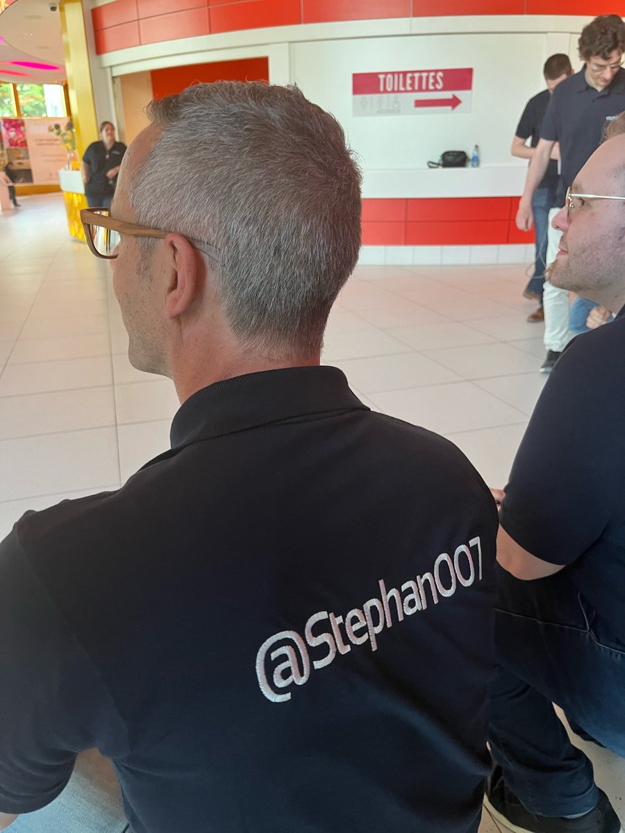 nmartignole's tweet photo. The Polos at @voxxed_lu were made by @t_stook https://t.co/dJc2gXqKiN
