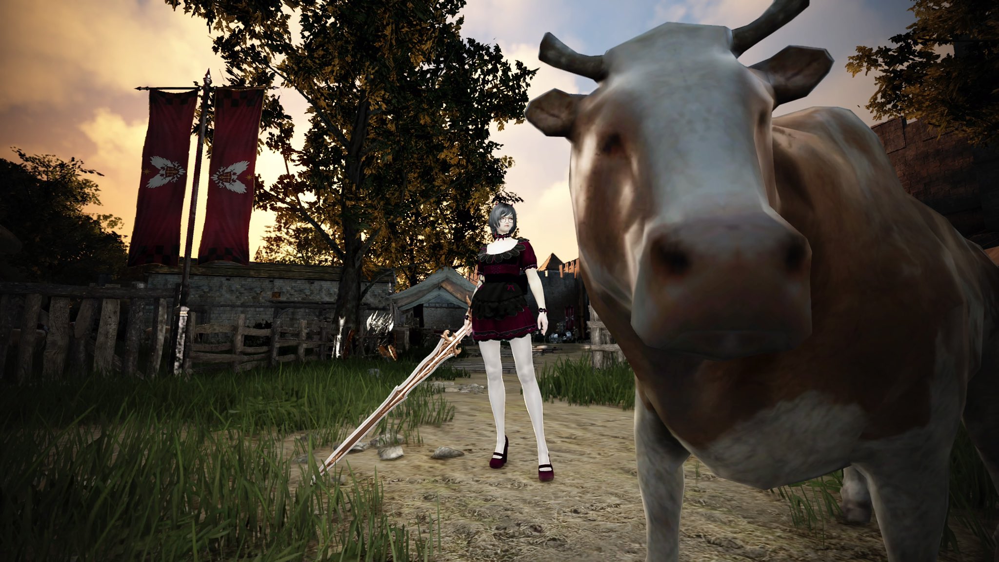 تويتر May على تويتر アプデぜんぜん終わらないので牛をあげる 黒い砂漠 Console Ps5share Blackdesert T Co Nwooj6048z