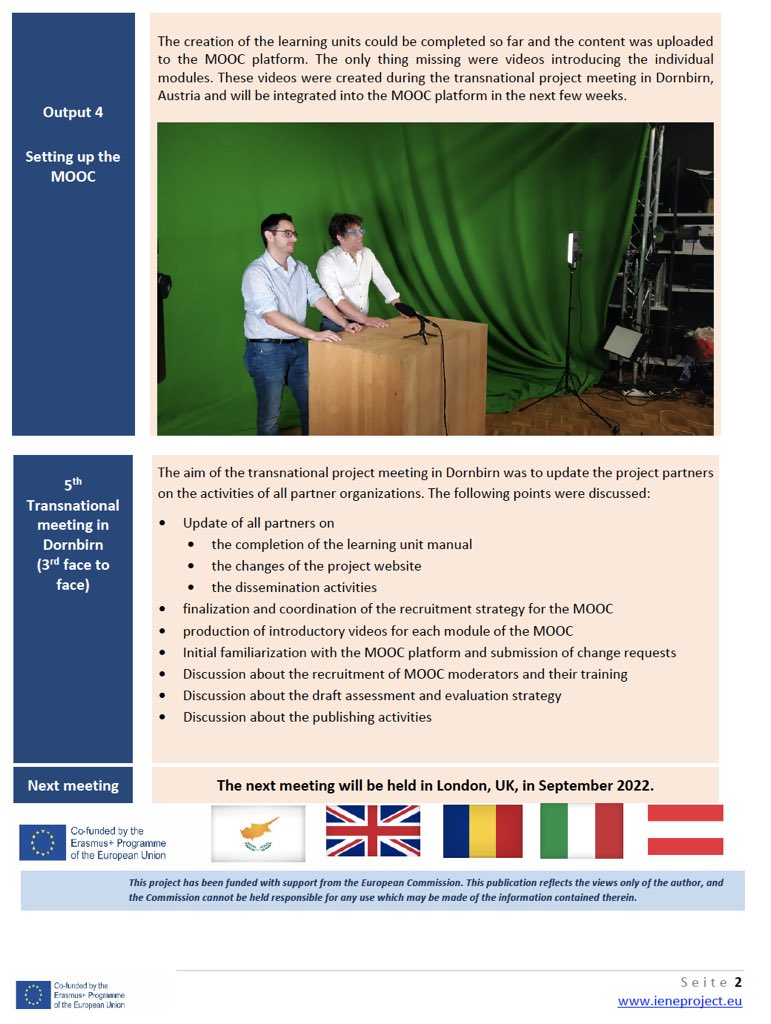 IENEProject's tweet photo. 📣 Have you seen our latest #IENE10 newsletter? 

Stay tuned for our #MOOC on #Robots  in #Health &amp; #SocialCare starting October 2022! 🤖 

🔗 https://t.co/HfD8xhbKBc 

@irena_pap @AlfPezzella @chrispaps @RousouElena @sgorbiss @vdudau1 https://t.co/qAUNJgWGcy