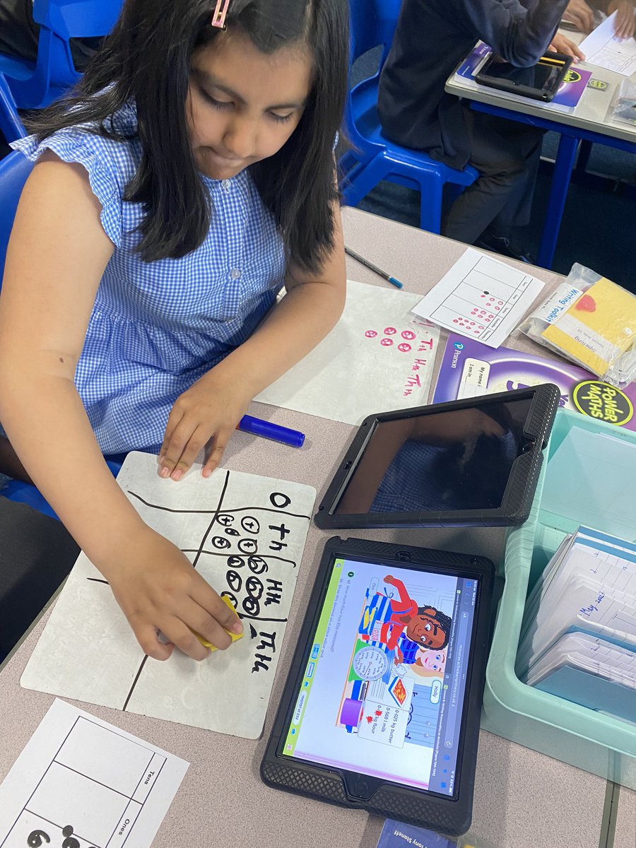 StPaulsBolton's tweet photo. Year 5 have been using concrete, pictorial and abstract methods to explore decimal place problems. #mathchallenges #mastery #powermaths https://t.co/npiLRinhpn