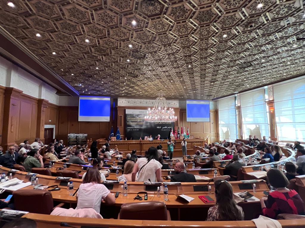 SouthProgramme's tweet photo. #HappeningNow Day 1 of regional conference on Countering terrorism and violent extremism: towards a #HumanRights approach through @CoEHELP with the participation of 🇪🇬🇯🇴🇱🇧🇱🇾🇲🇦🇹🇳 in the framework of #SouthProgramme and #PAII_T organised with @Haica_tn @cnlct @NpwjPress https://t.co/bcdnTYNX9p