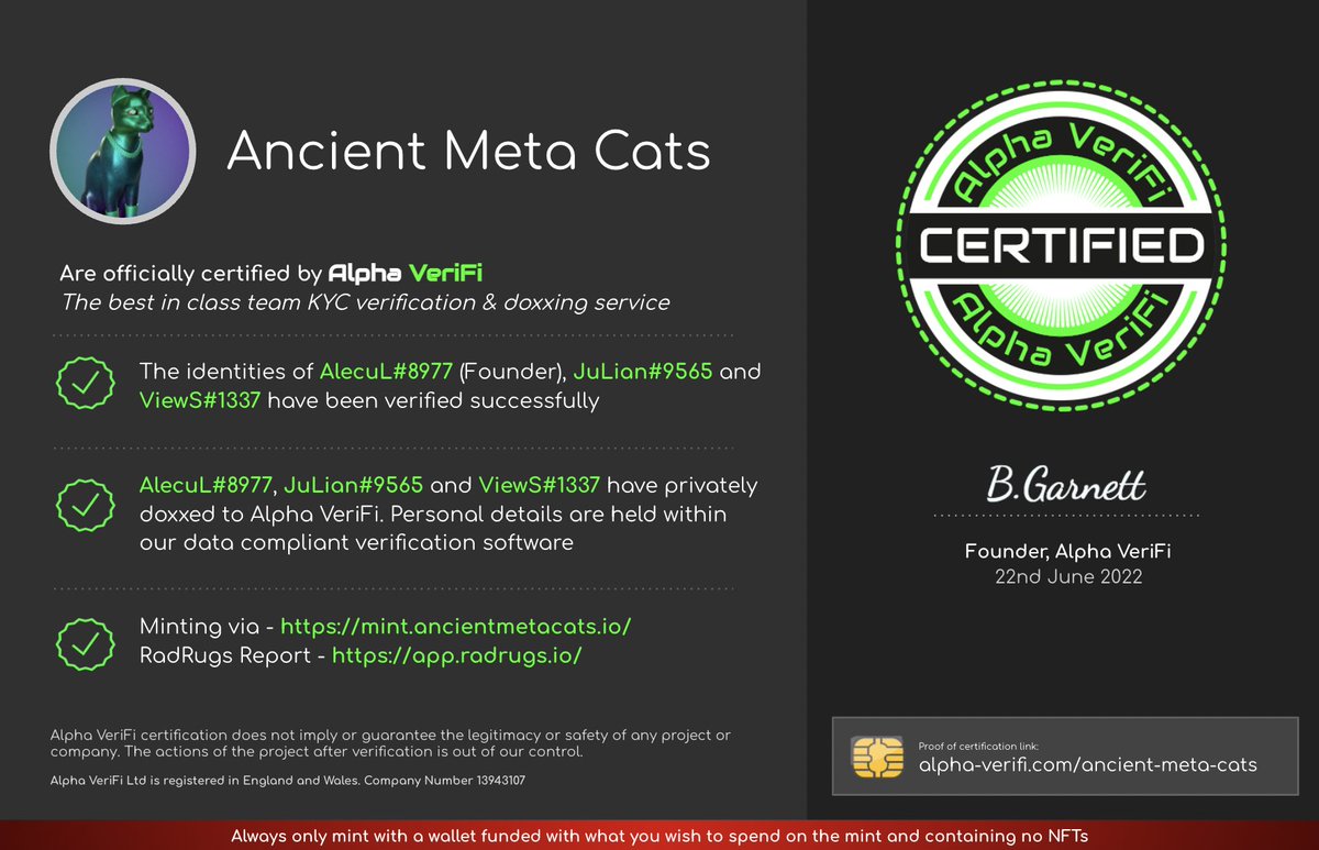 Alpha Labs - Best-in-class KYC and Doxxing tweet media