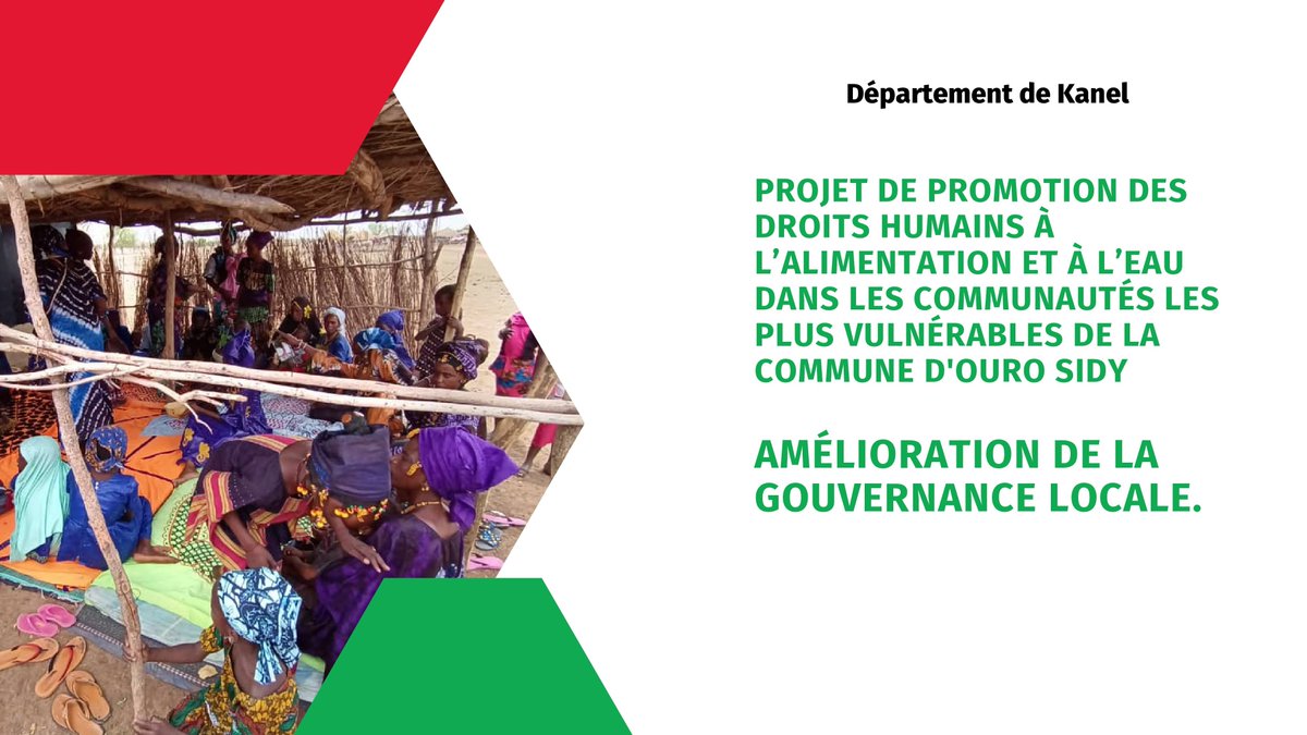 ong3D's tweet photo. La contribution de l'ONG 3D, @FMusol et @EnraizaDerechos avec l’appui de (#AECID) dans l’amélioration de la gouvernance locale dans la commune de Ouro Sidys
#ONG3D #eau #hydraulique #bornesfontaines #Abreuvoir #femmes #maraichage #gouvernance #Plaidoyer #kanel #senegal https://t.co/BKqL8IIDes