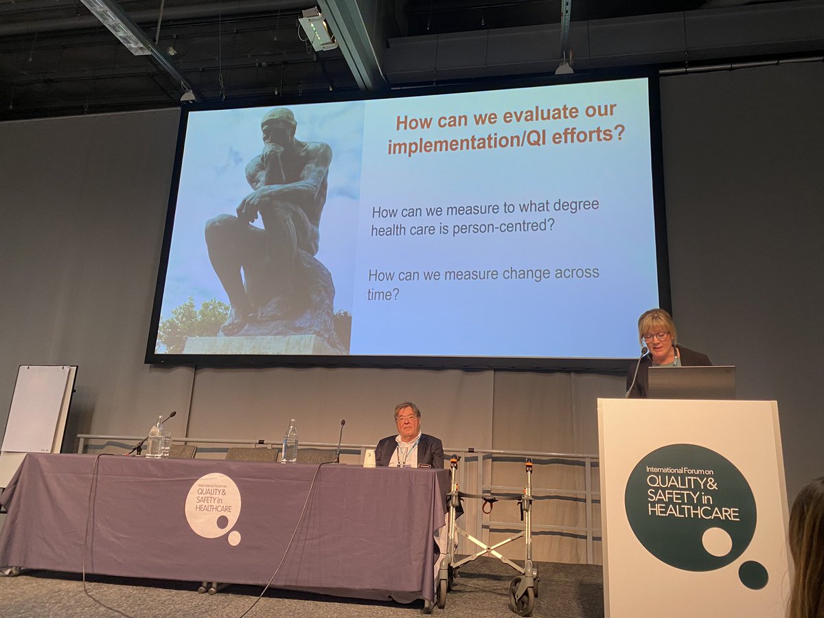 TDJeanette's tweet photo. How can we best measure to what degree health care is person-centred? Ask the patients! Helena Fridberg, GPCC and @DalaUniversity presented her research at @QualityForum #quality22 https://t.co/Q0ryV4xexm