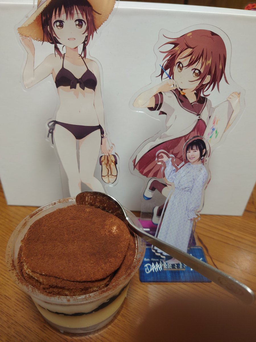 _72mr1n5r9_'s tweet photo. 本日のデザートはティラミス食べながら #津田美波 の「っだー!!」を聴きます📻
#daaaa https://t.co/NyrZoLaB1X