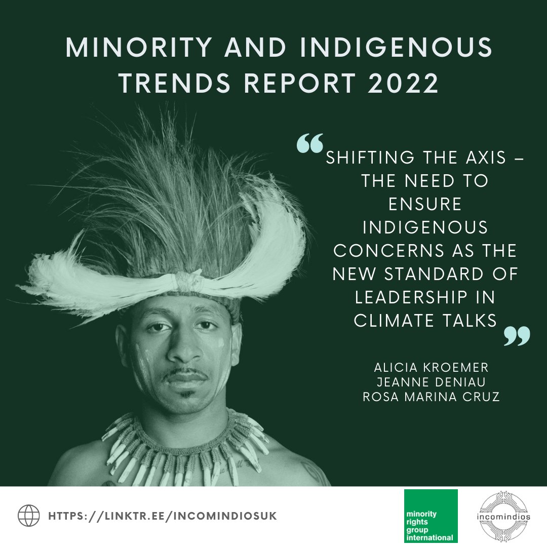 IncomindiosUK's tweet photo. 📣 Incomindios UK is excited to share our contribution to the 'Minority and Indigenous Trends 2022' report published by Minority Rights Group International. 📣
Visit our Linktree to access the article: https://t.co/7TmRmAQP9T
#MinorityTrends #IncomindiosUK #Incomindios https://t.co/22c7DLBjTQ