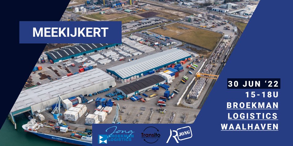 Nog maar een paar plekken voor de Meekijkert bij Broekman Logistics! 

Slim investeren in jezelf! Ga volgende week donderdag mee de haven in op een plek waar je niet zomaar binnen komt 😉!

Meld je gratis aan via:
eventbrite.nl/e/tickets-meek…