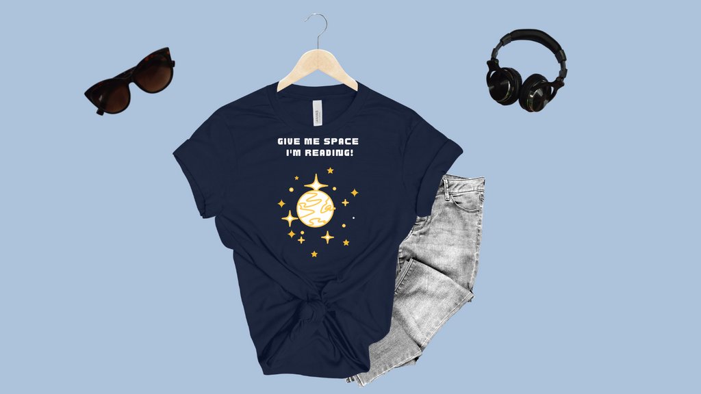 This t-shirt is perfect 4 letting ppl know that u r doing some important reading. It's soft &amp; lightweight, w the right amount of stretch. Check out the store in the linktree 4 more info.

#bookmerch #booknerdmerch #Ofelvesandaliens #tshirt #reading
