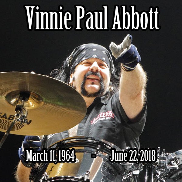 It’s been 4 years since the world lost an amazing drummer &amp; amazing man. Vinnie Paul was one of a kind and his presence is deeply missed. Raise your glass in honor of VP today!

#vinniepaul #gonebutneverforgotten #forevermissed