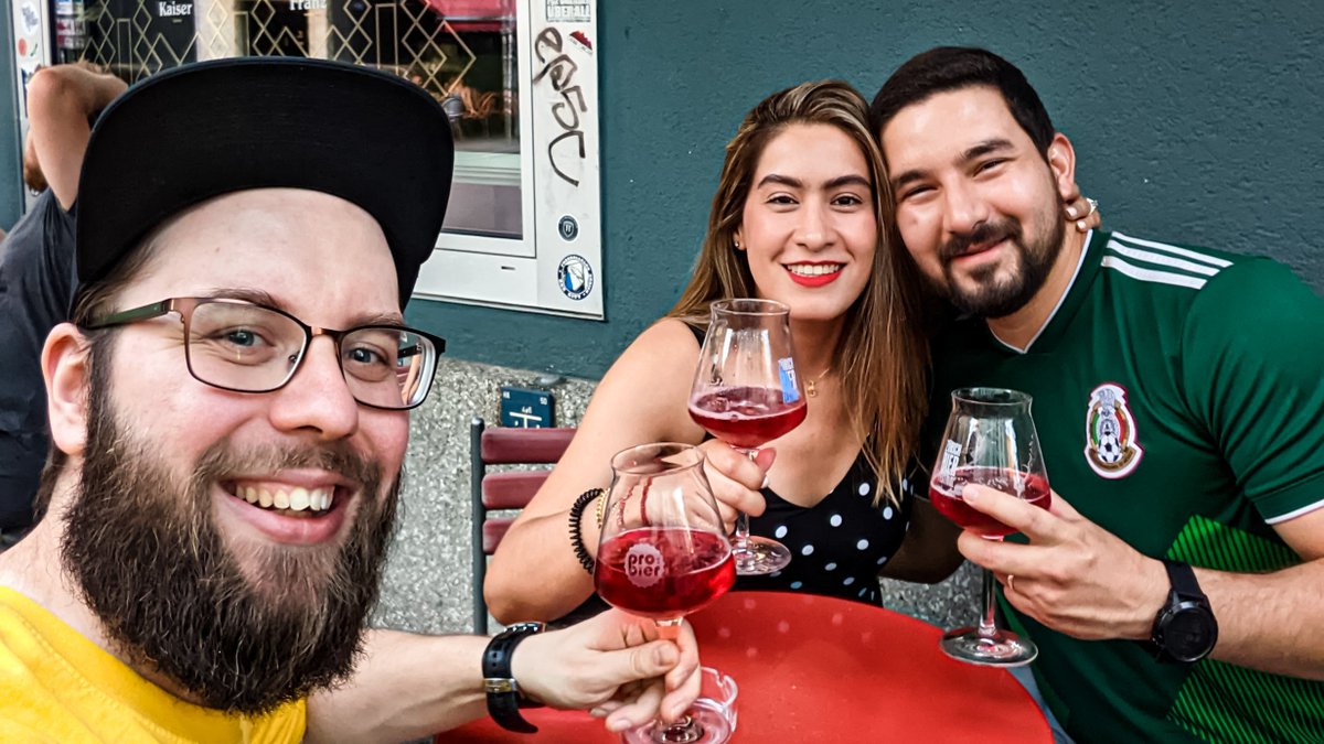 BeerZurich's tweet photo. We are very glad this lovely couple chose to tour with us during their honeymoon🤩¡Salud!
To enjoy some awesome beers in the company of your loved ones book below:
https://t.co/597UIOSFmu

Among the great brews we tried last time where some from L`Apaisee, O/O Brewing and Monyo🍻 https://t.co/ZF7JPPHeia