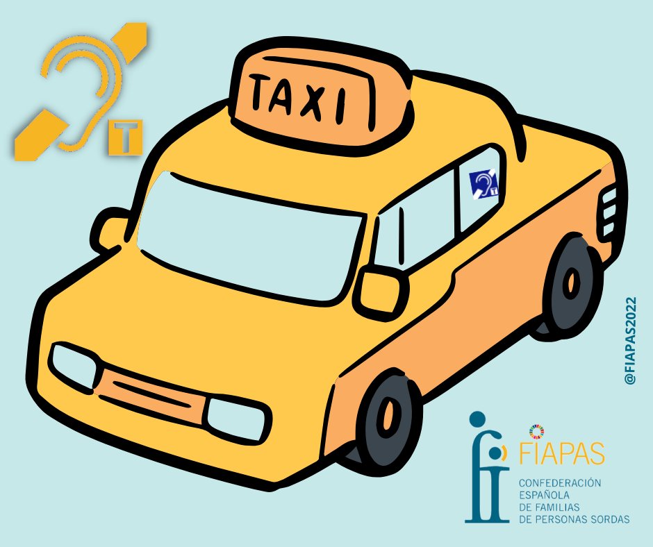 Desde FIAPAS recordamos la necesidad de productos de apoyo para las personas #sordas🦻como los #buclesmagneticos para acceder a los servicios, y animamos a que las empresas de #transporte sigan el ejemplo de los #taxis @FreeNow_ES bit.ly/3bcom7T