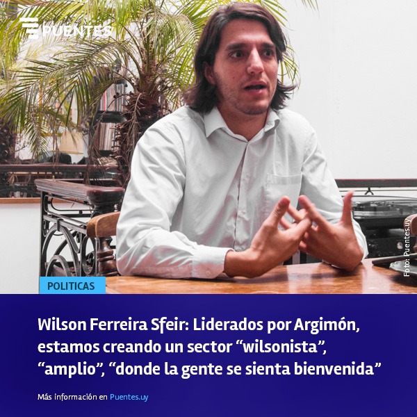 PuentesUy's tweet photo. Wilson Ferrerira Sfeir, se incorporó recientemente al equipo de la vicepresidenta de la República, para contribuir a la conformación de un sector con carácter wilsonista, pero que también le “abra las puertas”, a un grupo “más amplio” de personas.
https://t.co/13asEaCxzE https://t.co/FjfFSIEUvS