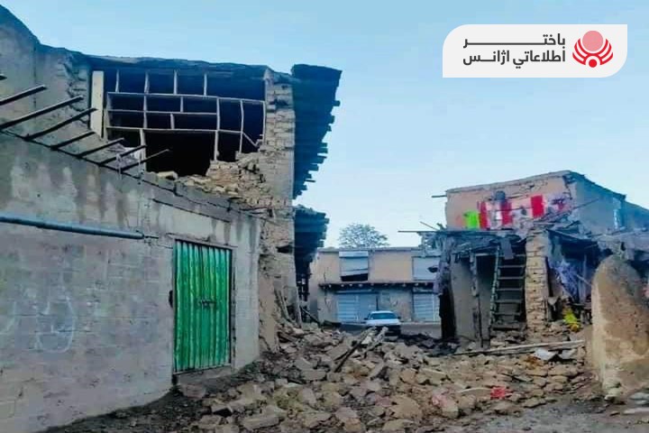 Kondisi rumah warga pasca gempa di Afghanistan