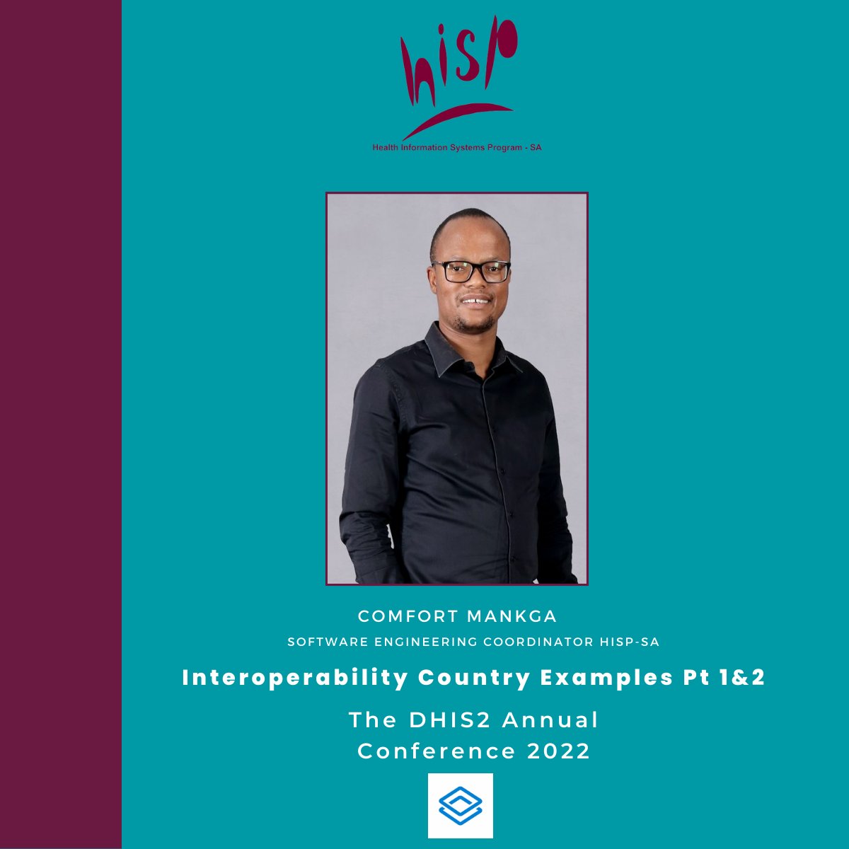 HISP_SA_'s tweet photo. Mr @MANKGA – our Software Engineering Coordinator is also part of the team presenting today @dhis2. Join us for his session titled ‘Interoperability Country Examples Pt 1&amp;2’. 

Detailed program: https://t.co/GjdQWQlYCB
#BBLT #Interoperability #SoftwareEngineering  #dac2022 https://t.co/suRd10q8Rp