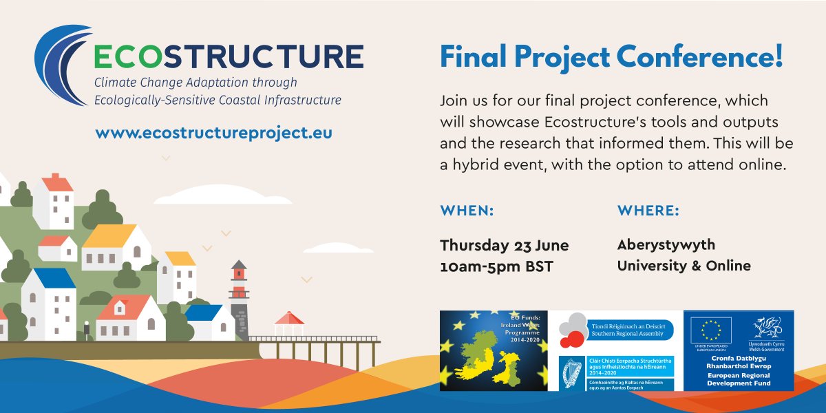 1 DAY TO GO! ✨🪸🐚🌱🧬🎉

Register for our final conference to learn about all the research done in the Ecostructure project. We have so much to show you, including tools and resources for coastal managers for improving #biodiversity. 

➡️ bit.ly/ecostructurere…