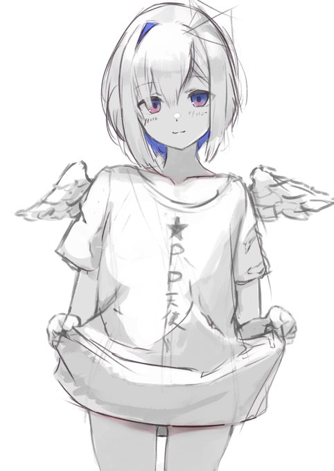 #かなたーと のラフ 