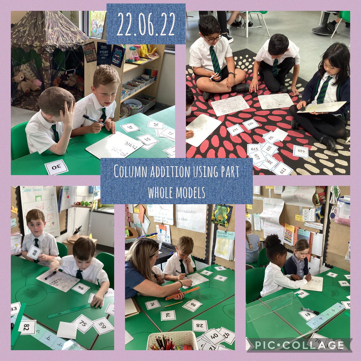 Year3LLTPA22's tweet photo. Great team work this morning 💪 #maths #columnaddition #wearebrightfutures https://t.co/tCHBbXpgXI