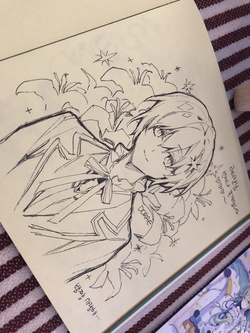🌸방명록 그림 자랑🌸
동네사람들 이 그림이 제껍니다아아아아-!! 
전시오셔서 방명록쓰시면서 실물 봐주세요 존예보스💕 