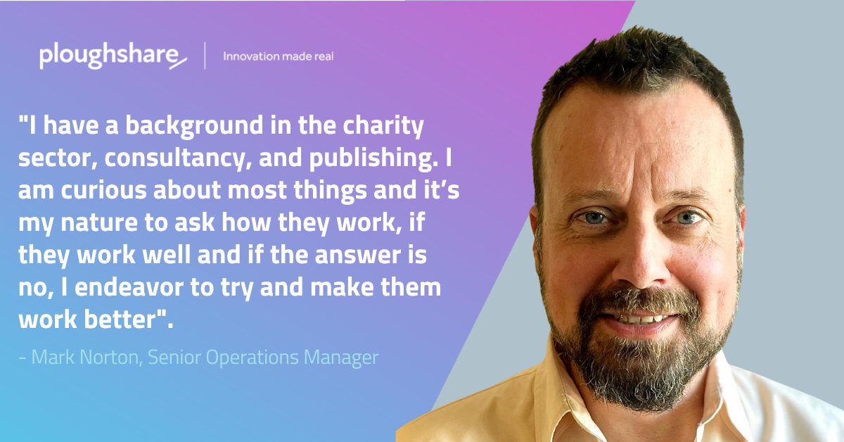 Please join us in welcoming our new Senior Operations Manager Mark Norton!
We are very lucky to have Mark join the team and bring his insight, knowledge and experience to help our team make #innovation real and make #positiveimpacts on society!

#welcometotheteam #technology