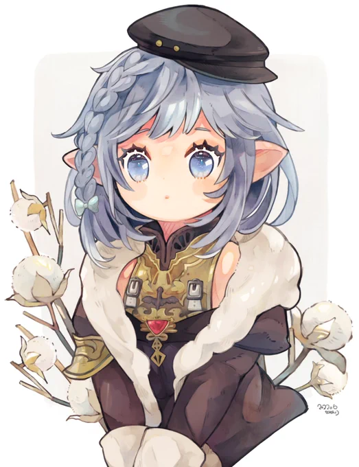 6/20お昼頃のララフェルちゃん💠
#森アト #森アト_Gaia #FF14イラスト 