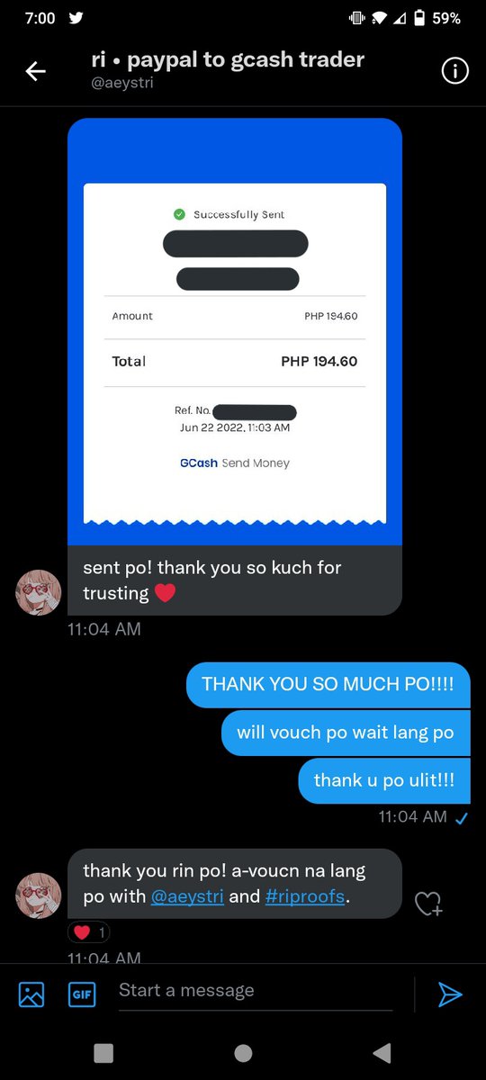 xhforlife's tweet photo. thank you so much po for smooth and fast transaction @aeystri!!
#riproofs https://t.co/Q0ZZhmJiJB