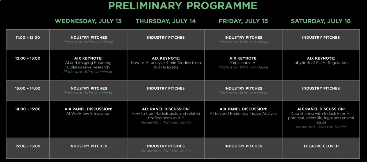 myESR's tweet photo. The Preliminary Programme for the AI Theatre at #ECR2022 is now available! From #AI and #bigdata to #machinelearning and #ethics in artificial intelligence, you can already plan your journey to this exciting corner of the congress!

Learn more: https://t.co/9xls2WGK2p https://t.co/pPJitBjLbz