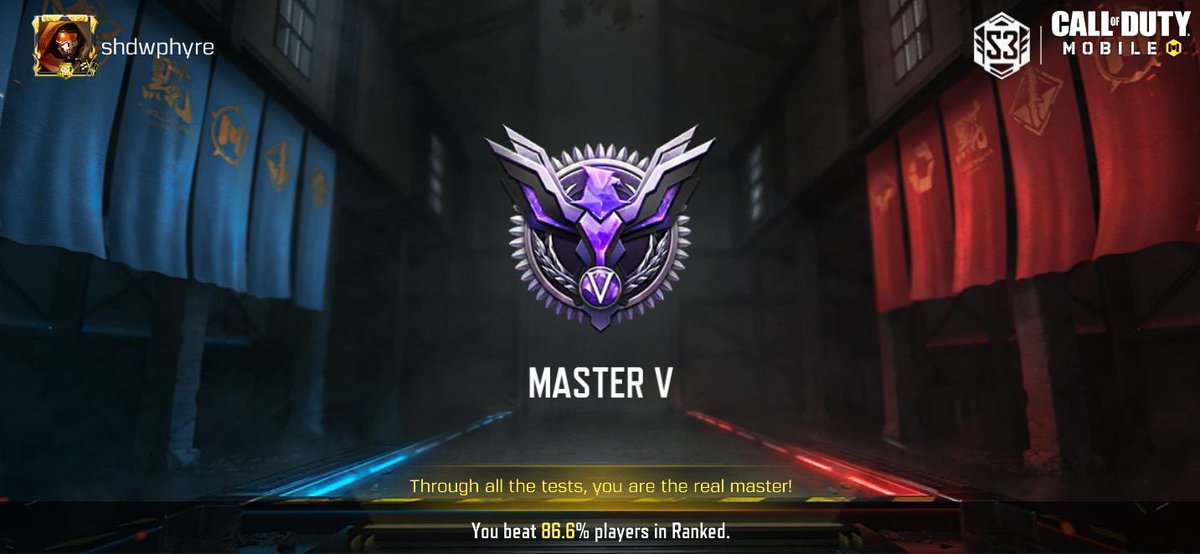 shdwphyre's tweet photo. In other news, I’m back to #MasterV in #rankedmultiplayer on @PlayCODMobile, but I’ve got 5 more levels to go before my 10th #Legendary streak! https://t.co/16POJZ8yim