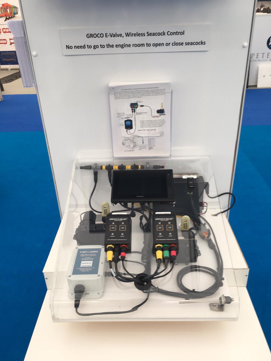 Come and visit our stand F105 at #seawork2022 and see the latest Groco wireless seacock control so you can open and close seacocks remotely. It’s a great innovation in line with Groco’s reputation for high quality.