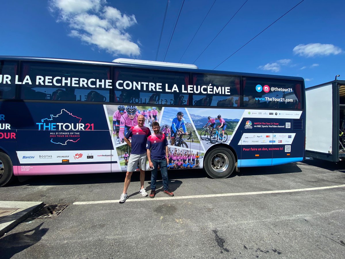 TheTour21's tweet photo. The day is finally here! 🙌

The Tour 21 bus is on route to picking up all of the riders, before heading to Copenhagen. Where on Friday, the riders will start their incredible challenge.

There’s still time to support the team here 👉  https://t.co/XRKis9lAxJ https://t.co/OVgwZpd0gf