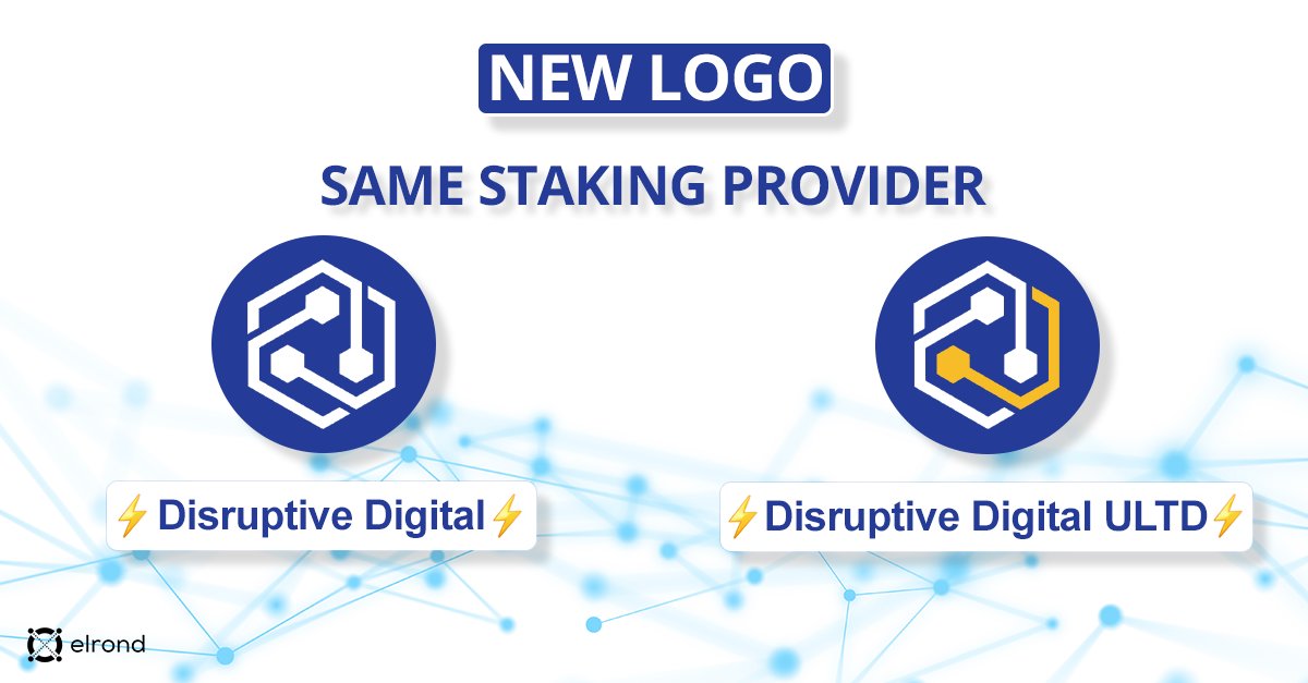 DisrDigital's tweet photo. Hello, friends! We’re happy to announce two updates!
 
🔥 We have a new LOGO!
🔥 Disruptive Unlimited is now Disruptive Digital ULTD!

To improve is to change. 💡

#DisruptiveDigital #DisruptiveDigitalULTD
#stakewithDisruptiveDigital https://t.co/7jwOBtqH5x