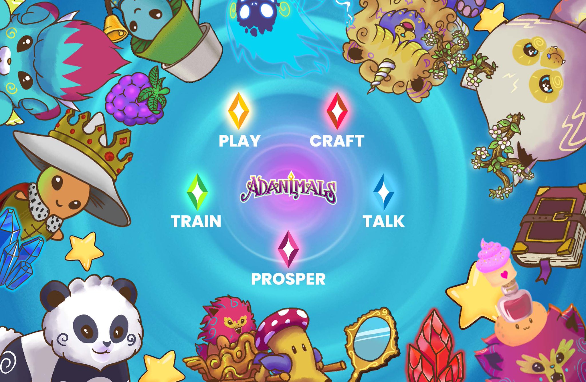 Adanimals on Twitter "Play, Craft, Train, Talk and Prosper with your