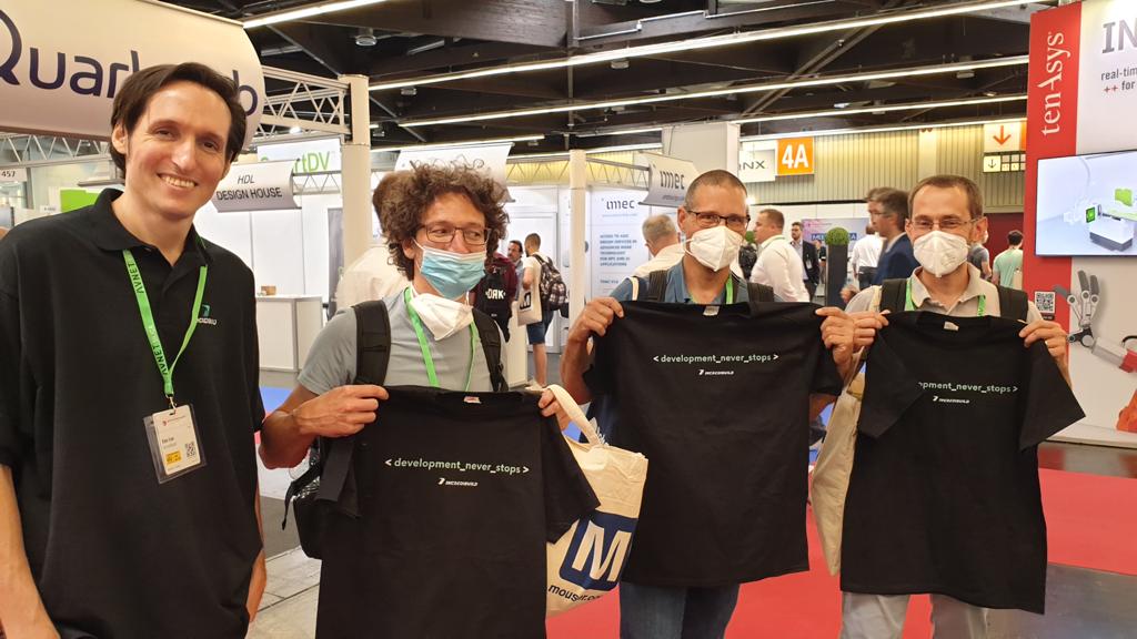 incredibuild's tweet photo. Are you at #embeddedworld2022? Then come talk to us at the #LogicTechnology booth (hall 4, #358) to learn more about how Incredibuild can help you slash build times and develop products faster and smarter! (you may even get some awesome swag!) https://t.co/tYk4sT7LkY