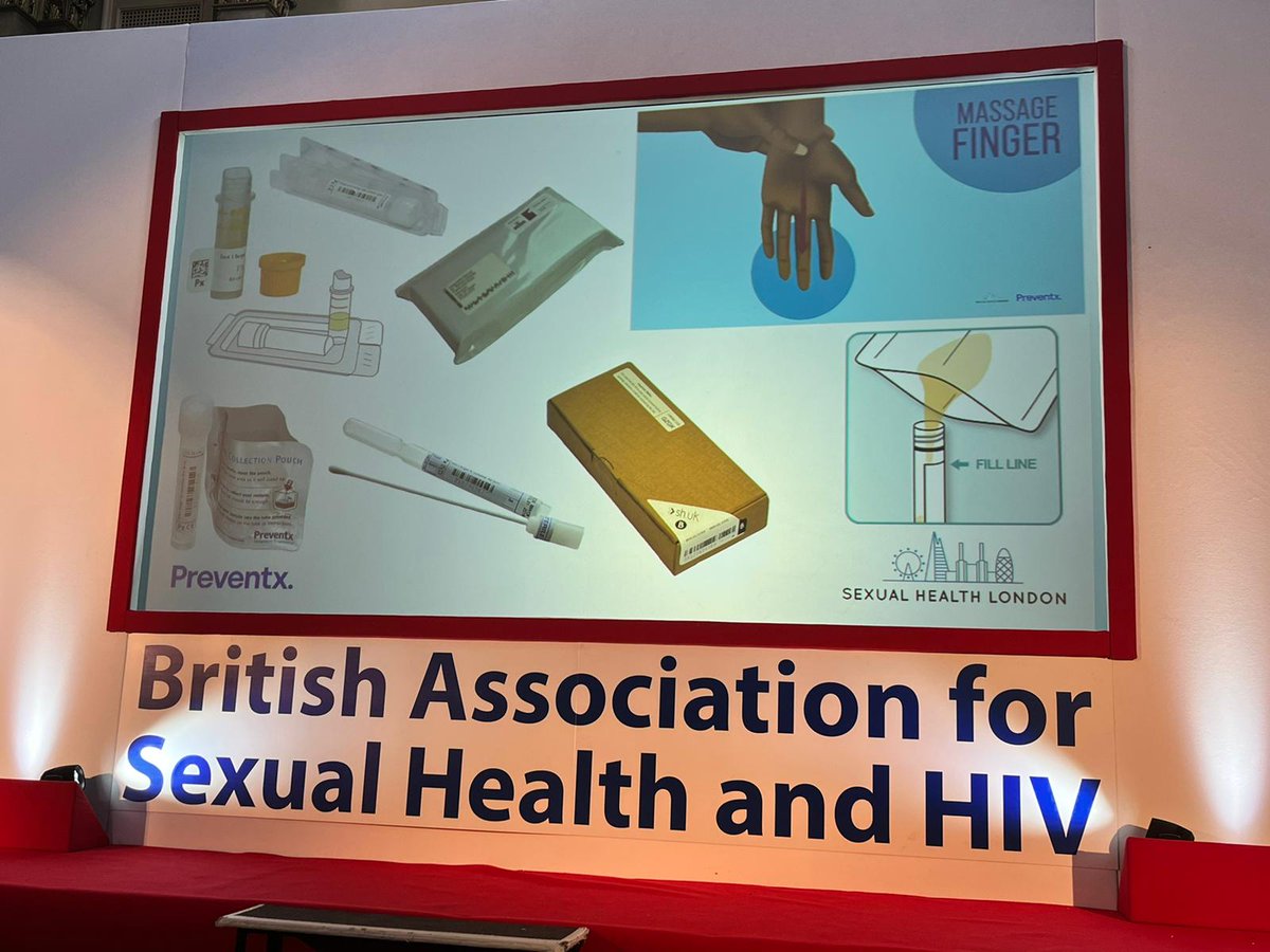 DrWoodeOwusu's tweet photo. Dr Sara Day, Chelsea &amp; Westminster Hospital discusses Preventx &amp; shares step-by-step overview of self-sampling kit order process from user perspective @BASHH_UK  #BASHH2022 #preventx @Preventx https://t.co/Q4IuwXRLrb