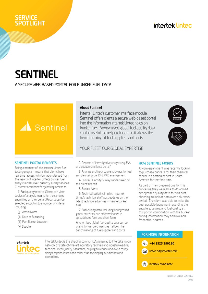 IntertekLintec's tweet photo. Staying on top of essential bunker fuel data with Sentinel, our customer interface module offers a secure web-based portal into the information we hold on bunker fuel. Contact us for more information. #bunkerfuel #datacenter #shiptoshore #shipping https://t.co/wYe4bBuvuE