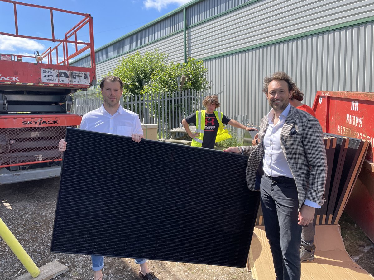 The first panels are going up! ☀️

As part of our drive towards #CarbonZero, we're installing hundreds of solar panels on the roof of our Hapton headquarters to reduce the environmental impact of all of our products and operations as we move towards renewable energy.