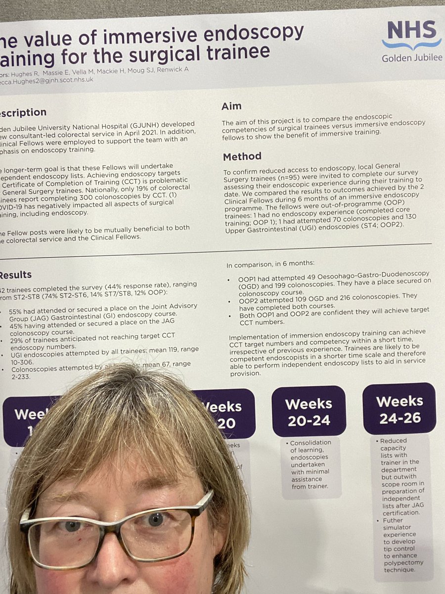 helen mackie (@damson29) on Twitter photo Great to see poster from <a href="/JubileeHospital/">NHS Golden Jubilee</a> endoscopy immersion training from clinical fellows Eleanor and Rebecca. Well done both <a href="/susanmoug/">susan moug</a> Great to see poster from <a href="/JubileeHospital/">NHS Golden Jubilee</a> endoscopy immersion training from clinical fellows Eleanor and Rebecca. Well done both <a href="/susanmoug/">susan moug</a>
