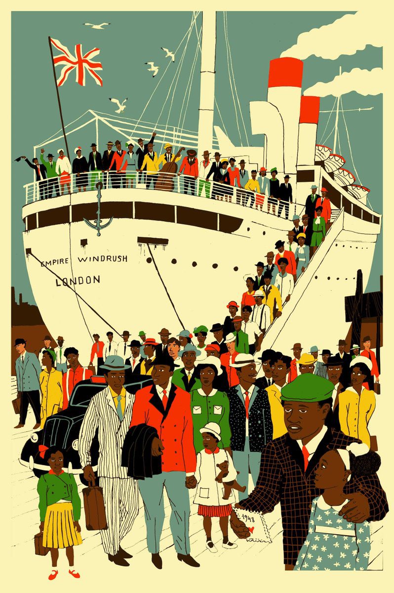 VicWalters's tweet photo. Happy Windrush Day! Let’s celebrate the contributions made by the Windrush Generation and their descendants and thank all those involved for rebuilding this society. Let’s also take the opportunity to reflect on difficulties faced by the Windrush Generation – past and present. https://t.co/2rPDG0CwcJ