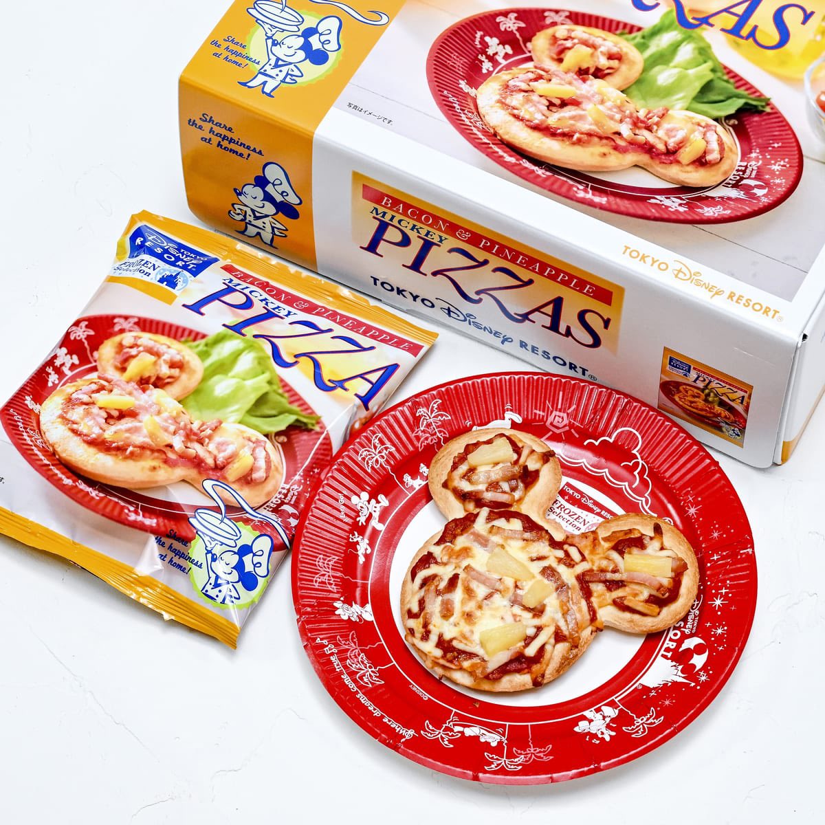 Mezzomikiのディズニーブログ ミッキーチュロス シナモン ベーコンとパイナップルのピザ 東京ディズニーリゾート フローズンセレクション 明日6月23日から 期間限定 組み合わせ自由 2個以上購入すると送料無料に 対象期間 6月23日 8月31日