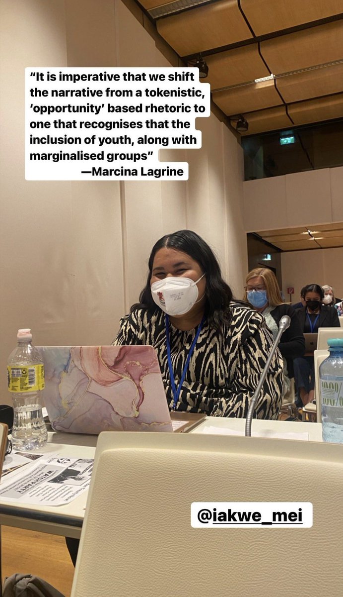 MEIs Marcina Langrine gives the opening and moving youth statement on behalf of youth organizations at #1MSPTPNW in Vienna. <a href="/ReverseTT_/">Reverse The Trend:Save Our People, Save Our Planet</a> 
“It is imperative to ensure ALL voices are heard…” @xoxoceenahh 
#youthmsp #TPNW #nuclearban