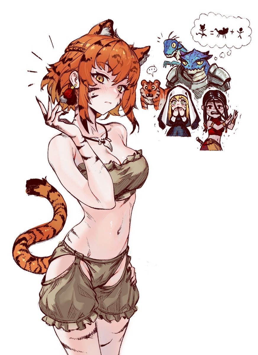 작업중 trpg 캐릭터 낙서