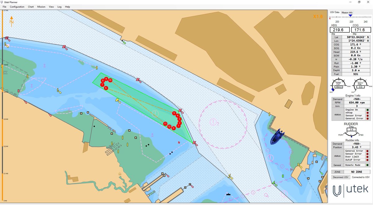 UTEKUSV's tweet photo. Second day at #seawork2022
 We continue with the live demonstrations of #Kaluga #USV.
@OffshoreStar @NarwhalBoats  @MiltechH https://t.co/UBQM5YwvmW