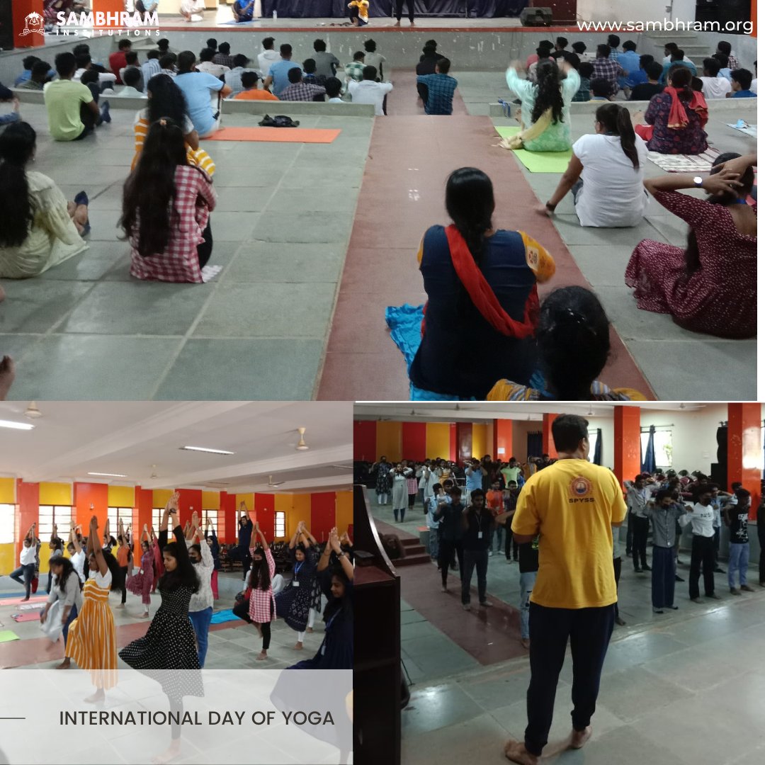 International Day of Yoga celebration
