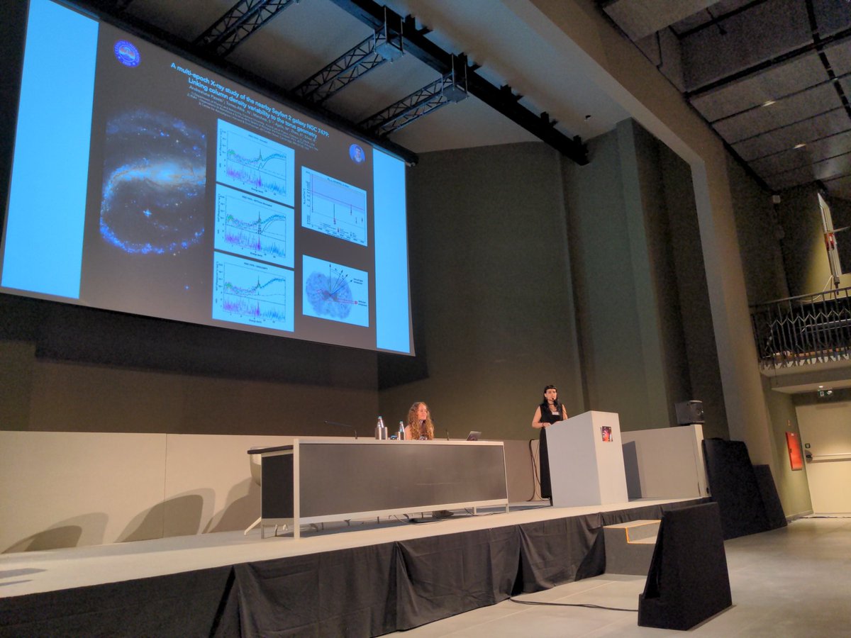 10YearsOfNuSTAR's tweet photo. We're in the third poster session. Posters are mostly available on Zenodo for those online and around the walls for those in person. #NuSTARX https://t.co/UOZfO4UMpm