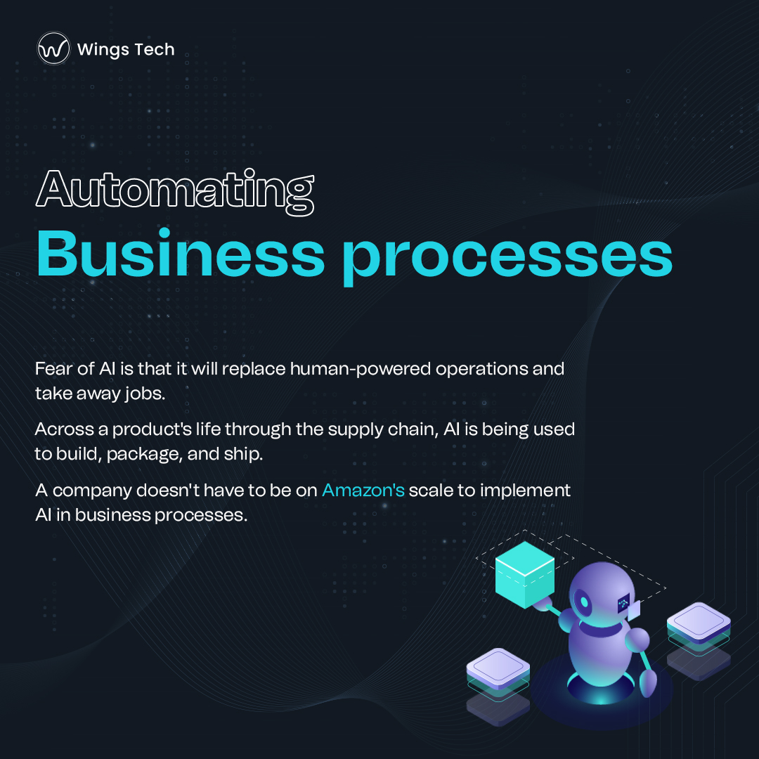 wingstech's tweet image. Incorporating artificial intelligence (AI) into business plans can reduce costs and increase productivity. AI once required a software team, a lot of computing power, and a huge integration process. #WingsTech #AI #artificialinteligence #business  #computer #SaaS #empowerment