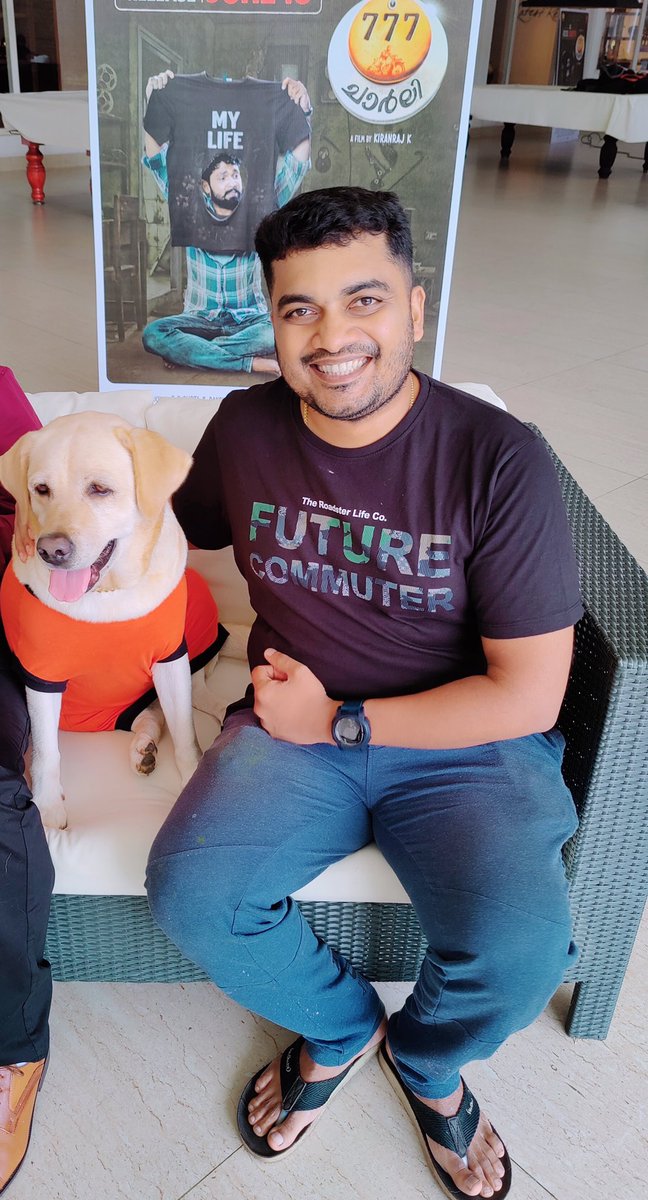 propratheesh's tweet photo. Charlikuttan ❤️
@777CharlieMovie #charlie #777charlieincinemasnow #777charliereview #777charlierunningsuccessfully #charlie777poster https://t.co/cb7U2iF3X2