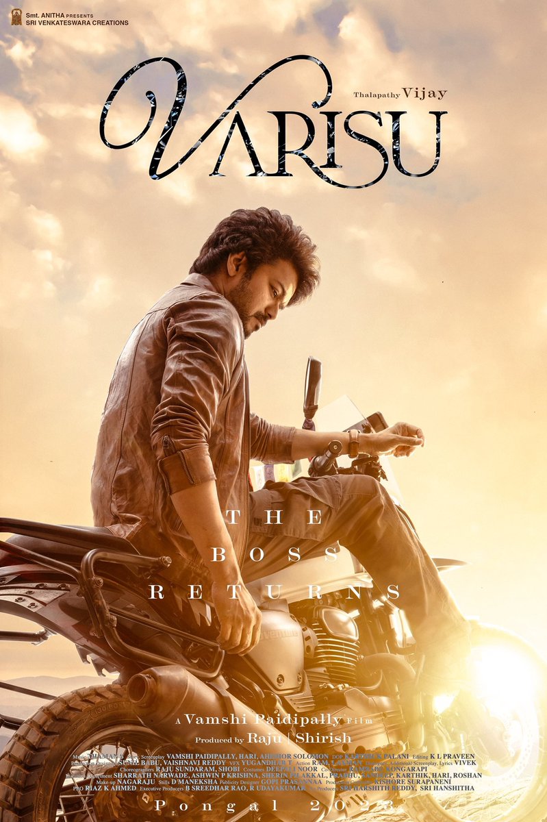 bsafhi3_'s tweet photo. Third look of varisu 
#Varisu #Vijay66 #Vijay @actorvijay @iamRashmika @JAGANTRS https://t.co/l5RbzoYk2j
